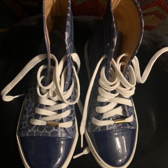 Kurt Geiger, London ankle high can as shoes, light blue, size 36 - Picture 8 of 8